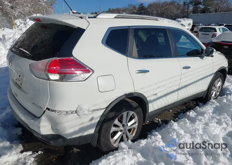 2015 Nissan Rogue Sv из США, поврежденный, VIN KNMAT2MV0FP578547